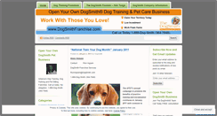 Desktop Screenshot of dogsmith.wordpress.com