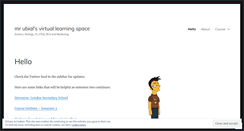 Desktop Screenshot of mrubl.wordpress.com