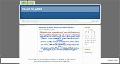 Desktop Screenshot of filhosdemaria.wordpress.com