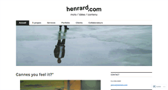 Desktop Screenshot of henrard.wordpress.com