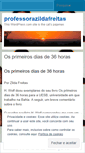 Mobile Screenshot of professorazildafreitas.wordpress.com