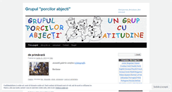 Desktop Screenshot of grupulporcilorabjecti.wordpress.com