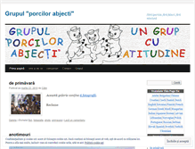 Tablet Screenshot of grupulporcilorabjecti.wordpress.com
