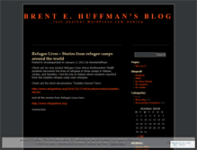 Tablet Screenshot of brentehuffman.wordpress.com