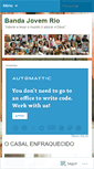 Mobile Screenshot of bandajovemrio.wordpress.com