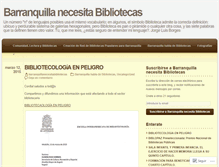 Tablet Screenshot of barranquillanecesitabiblioteca.wordpress.com