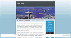 Desktop Screenshot of keepitrio.wordpress.com