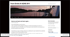 Desktop Screenshot of embla3.wordpress.com