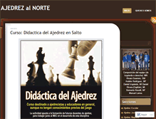 Tablet Screenshot of ajedrezalnorte.wordpress.com