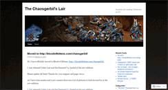 Desktop Screenshot of chaosgerbil.wordpress.com