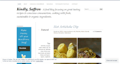 Desktop Screenshot of kindlysaffron.wordpress.com