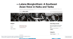 Desktop Screenshot of lalanamongkoltham.wordpress.com