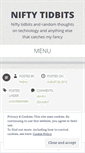 Mobile Screenshot of niftybits.wordpress.com