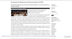 Desktop Screenshot of cgtrainternacional.wordpress.com