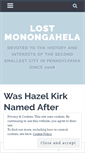 Mobile Screenshot of monongahela.wordpress.com