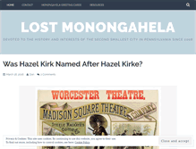 Tablet Screenshot of monongahela.wordpress.com