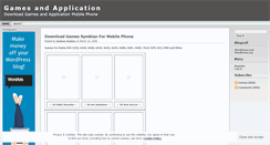 Desktop Screenshot of gamesandapplication.wordpress.com
