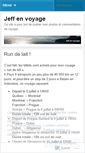 Mobile Screenshot of jeffenvoyage.wordpress.com
