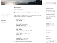Tablet Screenshot of jeffenvoyage.wordpress.com