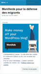 Mobile Screenshot of manifestemigrants.wordpress.com