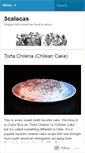 Mobile Screenshot of 3calacas.wordpress.com