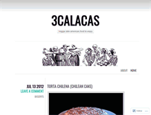 Tablet Screenshot of 3calacas.wordpress.com