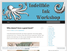 Tablet Screenshot of indelibleinkworkshop.wordpress.com