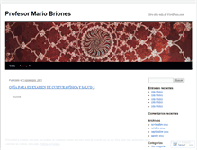 Tablet Screenshot of mariobrionesluna.wordpress.com