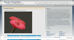 Desktop Screenshot of mundofotografico.wordpress.com