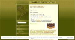 Desktop Screenshot of postresdieteticos.wordpress.com
