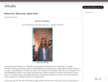 Tablet Screenshot of chicaito.wordpress.com