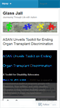 Mobile Screenshot of glassjail.wordpress.com