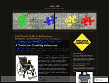 Tablet Screenshot of glassjail.wordpress.com
