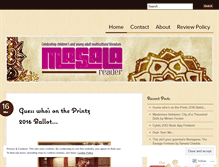 Tablet Screenshot of masalareader.wordpress.com