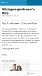 Mobile Screenshot of nthdegreesportswear.wordpress.com