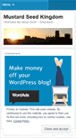 Mobile Screenshot of mustardseedkingdom.wordpress.com