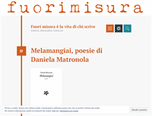 Tablet Screenshot of fuorimisura.wordpress.com