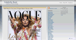 Desktop Screenshot of celebuzz.wordpress.com