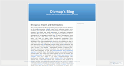 Desktop Screenshot of divmap.wordpress.com