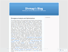 Tablet Screenshot of divmap.wordpress.com