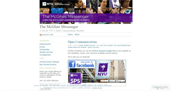 Desktop Screenshot of mcgheemessenger.wordpress.com