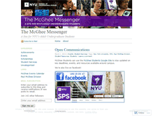 Tablet Screenshot of mcgheemessenger.wordpress.com