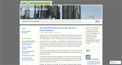 Desktop Screenshot of constructiondata.wordpress.com