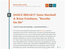 Tablet Screenshot of bryanosheadance.wordpress.com