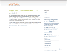 Tablet Screenshot of andytokyo.wordpress.com