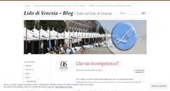 Desktop Screenshot of lidodivenezia.wordpress.com