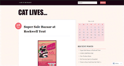 Desktop Screenshot of catlives.wordpress.com