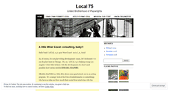 Desktop Screenshot of local75.wordpress.com