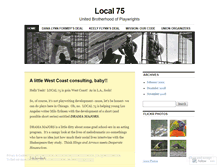 Tablet Screenshot of local75.wordpress.com