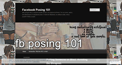 Desktop Screenshot of fbposing101.wordpress.com